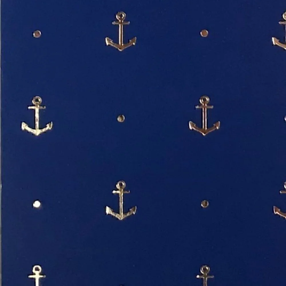 ☀️2/$14 Graphique Nautical "Anchors" Spiral Bound Notepad - Picture 2 of 4